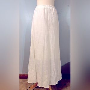 Alyx White Maxi Skirt with lining